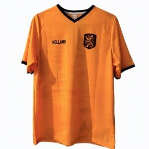 Holland National Team Retro Football Jersey – Orange
